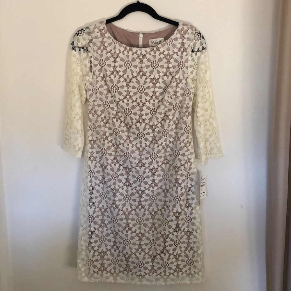 Ivory lace dress
